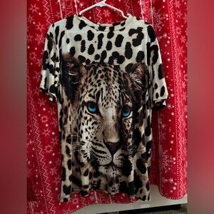 Fashion Nova Leopard Print Set- Top and Bottoms